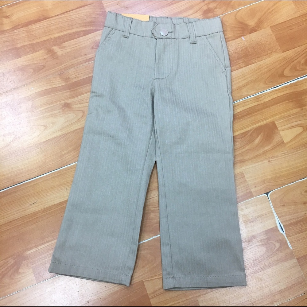 Cherokee NEW‎ NWT Khaki Stripe Pants 3T